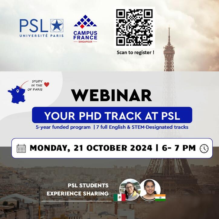 PSL PHD TRACKS WEBINAR