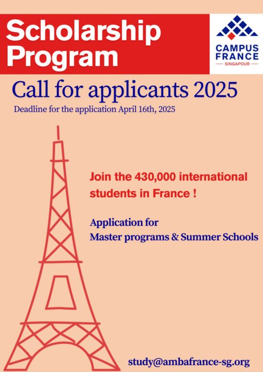Call for applications 2025 : Master & Summer Schools